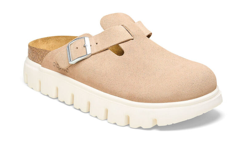 Birkenstock Boston Chunky Suede Leather Narrow Fit