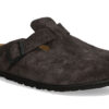 Birkenstock Boston LEVE Velvet Grey Narrow Fit