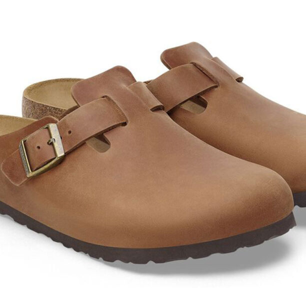 Preţ Birkenstock Boston Oiled Leather Regular Fit