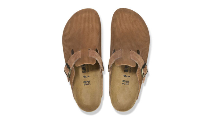 Cumpăra Birkenstock Boston Suede Embossed Narrow Fit