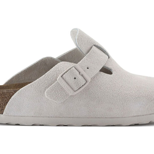 Preţ Birkenstock Boston Suede Leather Narrow Fit