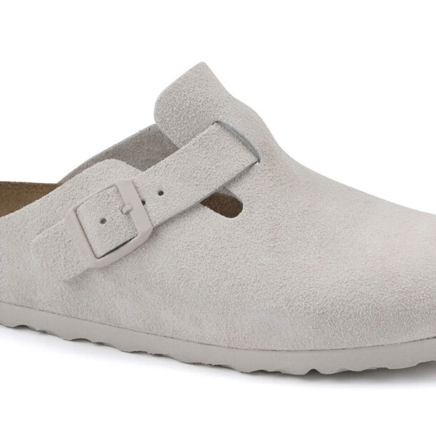 Birkenstock Boston Suede Leather Narrow Fit