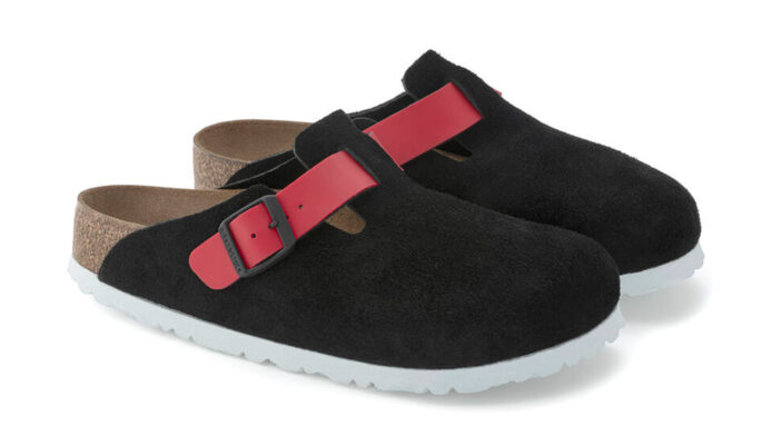 Cumpăra Birkenstock Boston Suede Leather Narrow fit