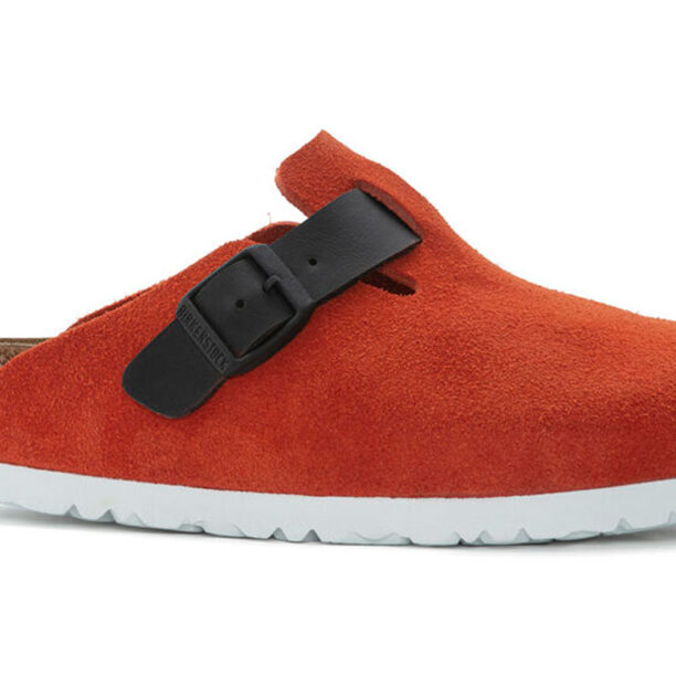 Preţ Birkenstock Boston Suede Leather Narrow fit