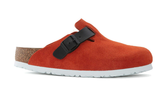 Preţ Birkenstock Boston Suede Leather Narrow fit