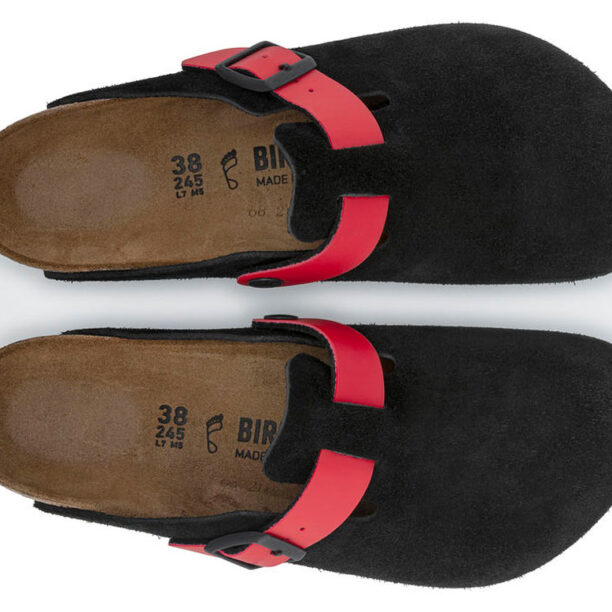 Original Birkenstock Boston Suede Leather Narrow fit