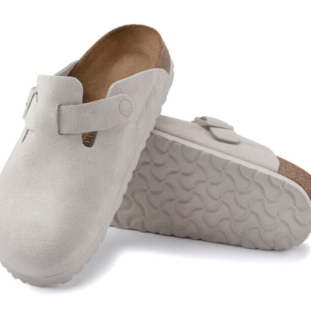 Birkenstock Boston Suede Leather Regular Fit preţ