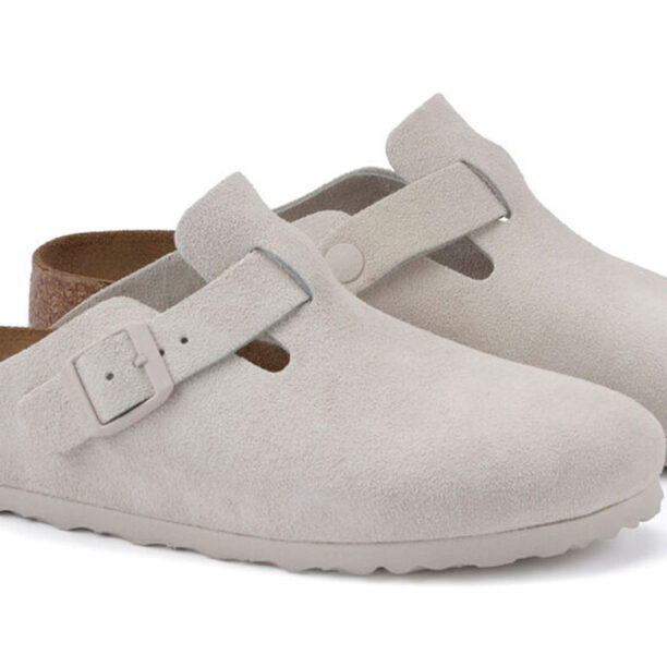 Cumpăra Birkenstock Boston Suede Leather Regular Fit