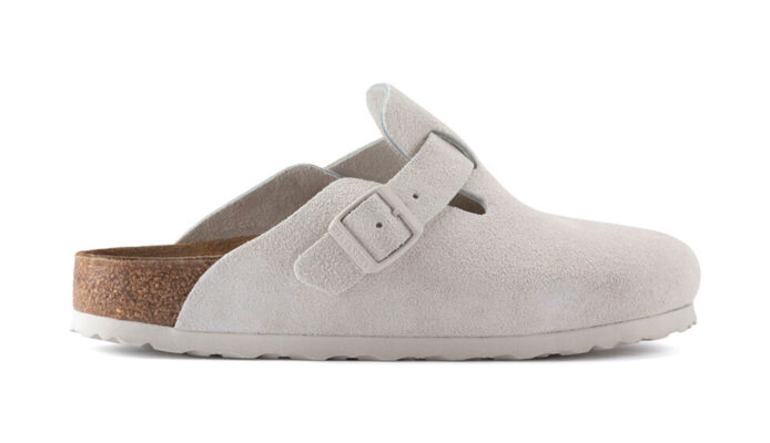 Preţ Birkenstock Boston Suede Leather Regular Fit