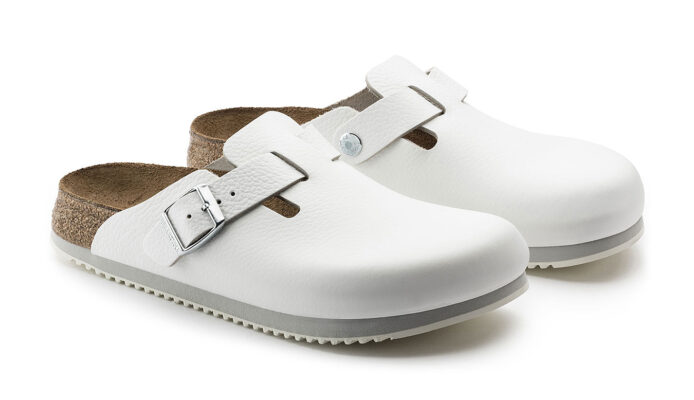 Cumpăra Birkenstock Boston Super Grip Leather Narrow Fit