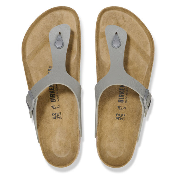 Birkenstock Gizeh BF Saffiano Stone Coin Regular Fit preţ