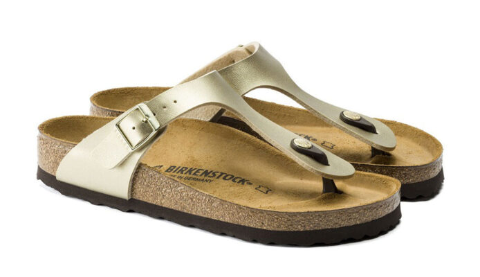 Birkenstock Gizeh BS Gold Regular Fit preţ