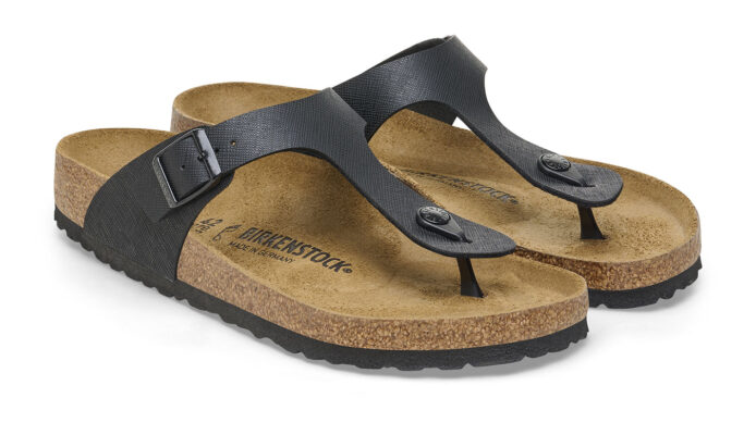 Cumpăra Birkenstock Gizeh BS Saffiano Black Regular Fit