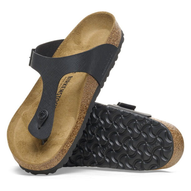 Preţ Birkenstock Gizeh BS Saffiano Black Regular Fit