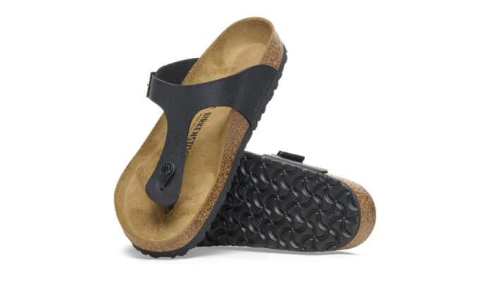 Preţ Birkenstock Gizeh BS Saffiano Black Regular Fit