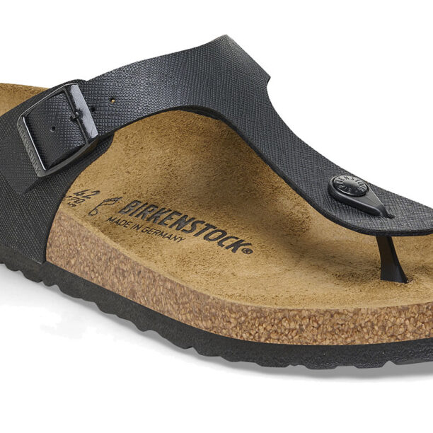 Birkenstock Gizeh BS Saffiano Black Regular Fit