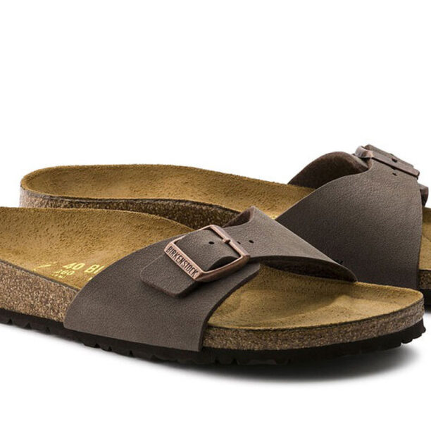 Preţ Birkenstock Madrid BF Nubuck Mocha Narrow Fit