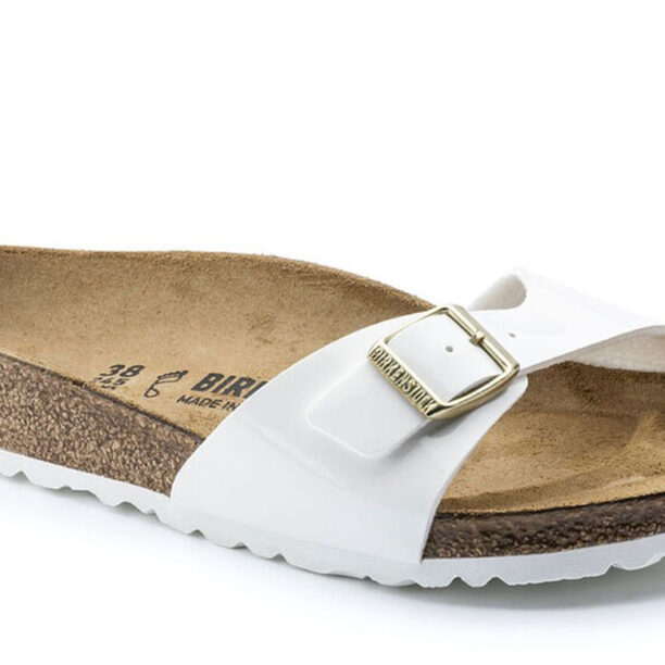 Birkenstock Madrid BS Patent White Narrow Fit