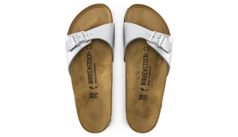 Cumpăra Birkenstock Madrid Birko-Flor Silver Regular Fit