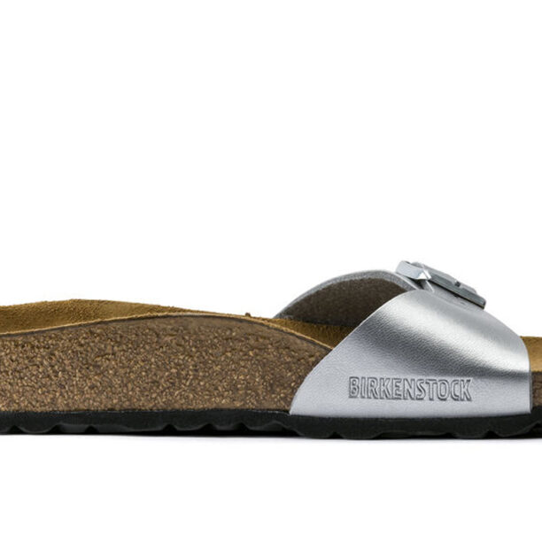 Preţ Birkenstock Madrid Birko-Flor Silver Regular Fit