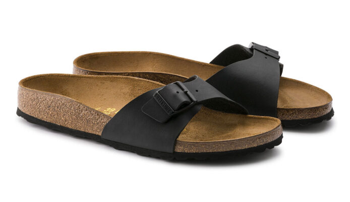 Birkenstock Madrid Black Narrow Fit preţ