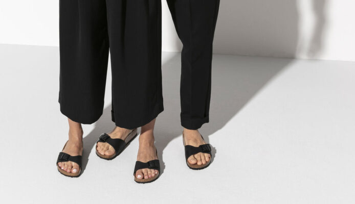 Original Birkenstock Madrid Black Narrow Fit