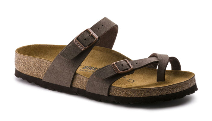 Preţ Birkenstock Mayari Birko-Flor Nubuck Mocha Regular Fit