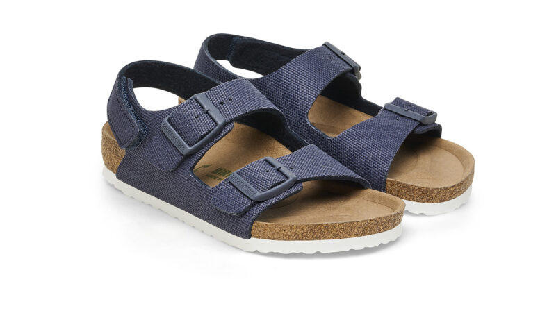 Cumpăra Birkenstock Milano HL Kids Canvas Narrow fit