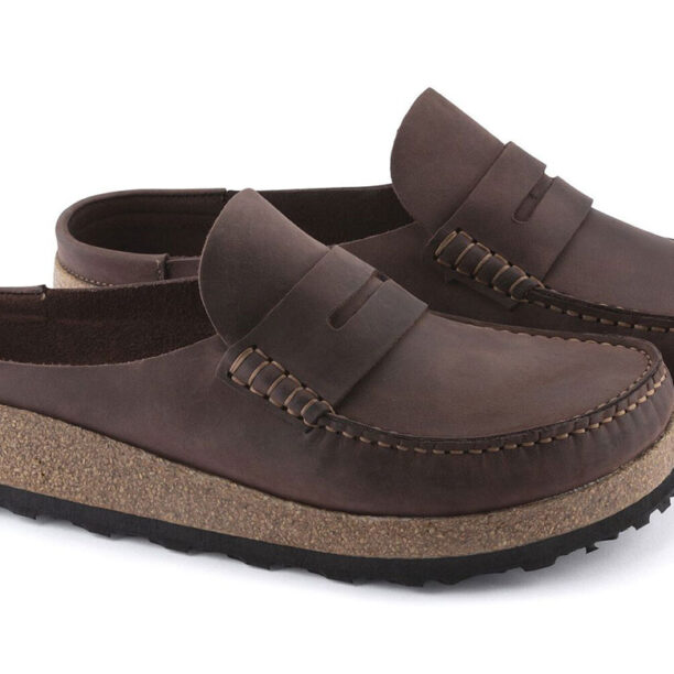 Preţ Birkenstock Naples Oiled Leather Narrow Fit