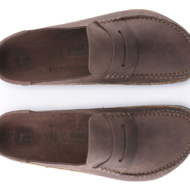 Original Birkenstock Naples Oiled Leather Narrow Fit