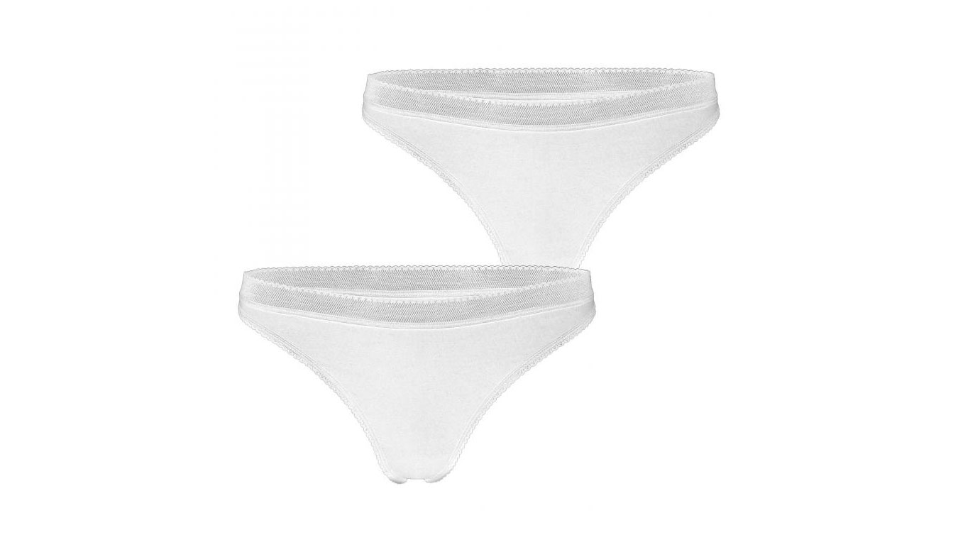 Bjorn Borg Core Thong 2-pack White
