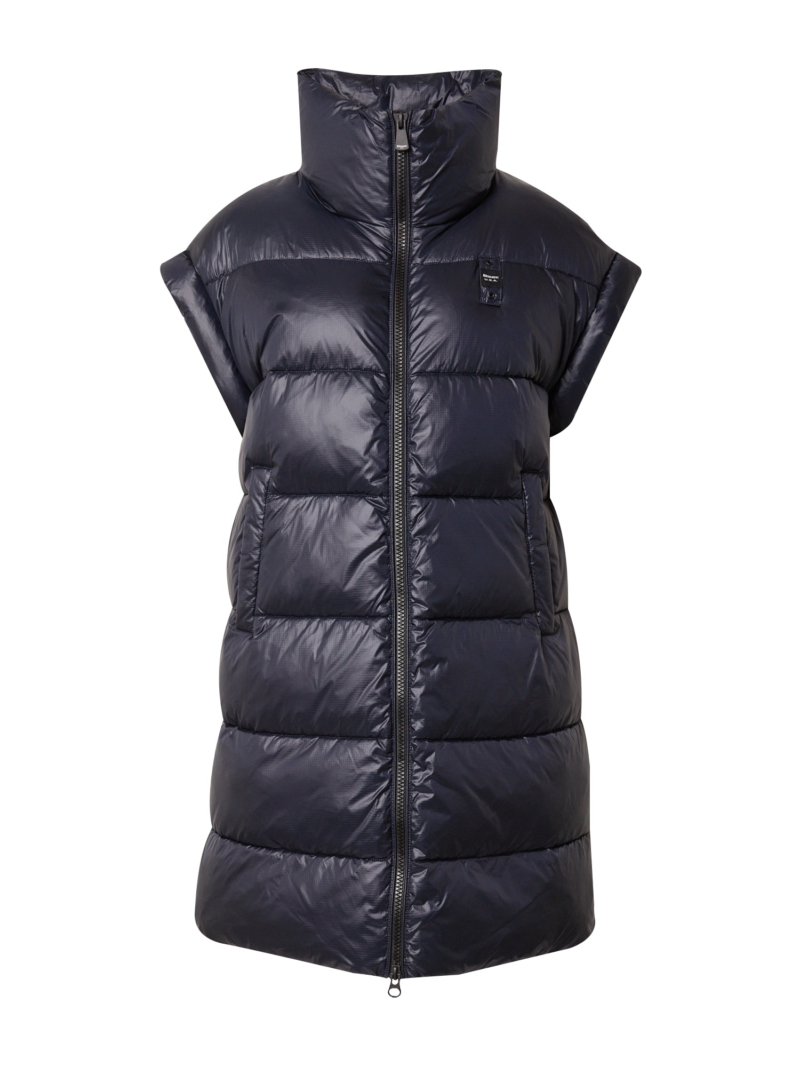 Blauer.USA Vestă  bleumarin / negru / alb