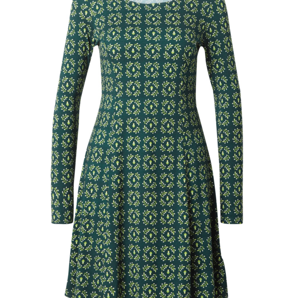 Blutsgeschwister Rochie 'Swing Lovers'  verde / verde deschis / alb