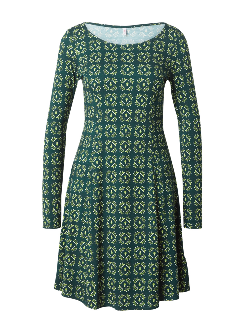 Blutsgeschwister Rochie 'Swing Lovers'  verde / verde deschis / alb