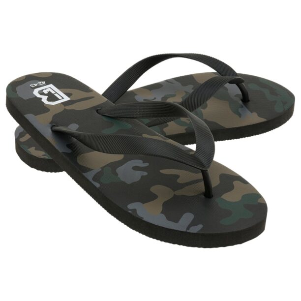 Brandit Flip-flops  gri deschis / oliv / verde închis / negru