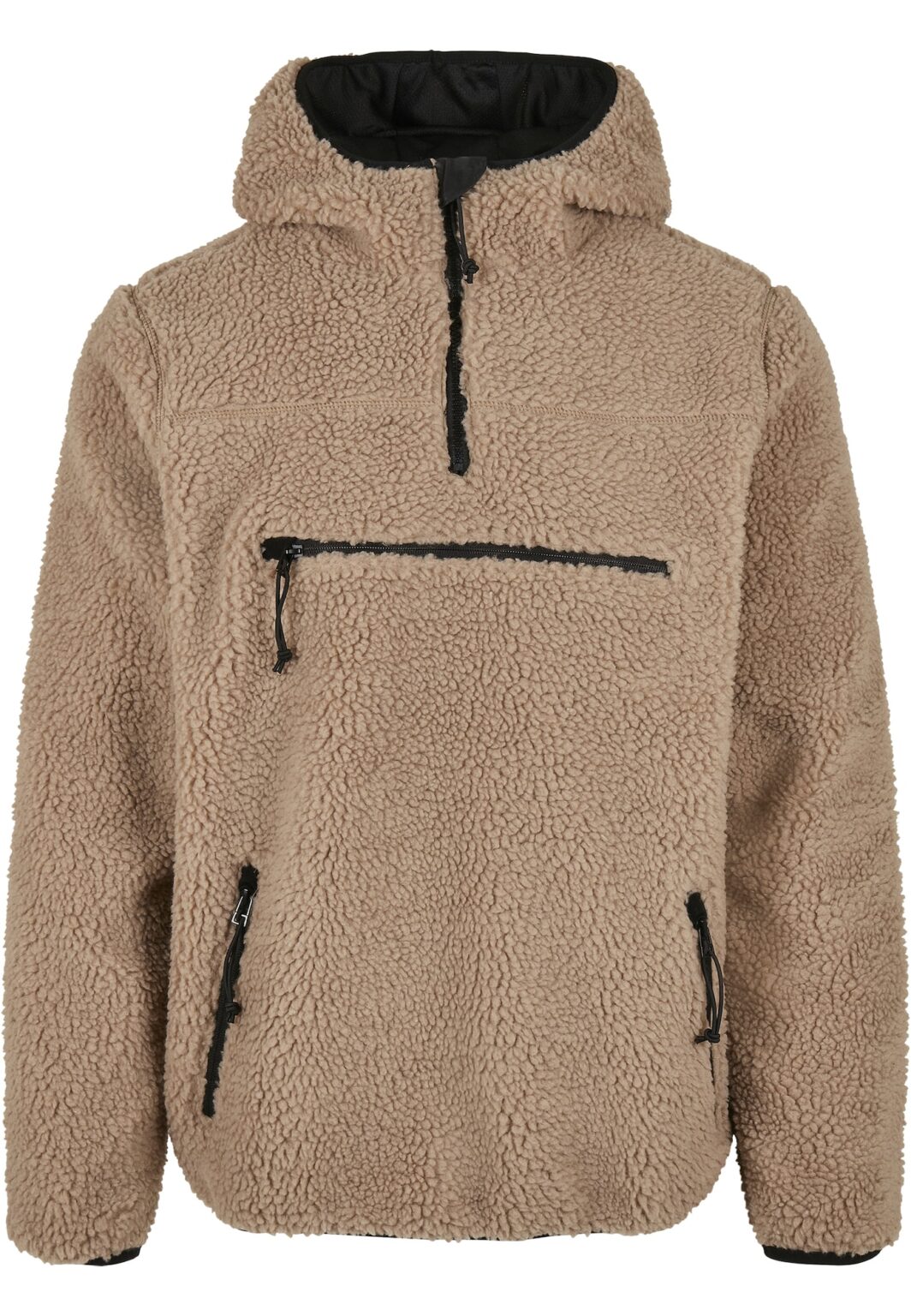 Brandit Jachetă  fleece ' Teddyfleece Worker'  maro cămilă