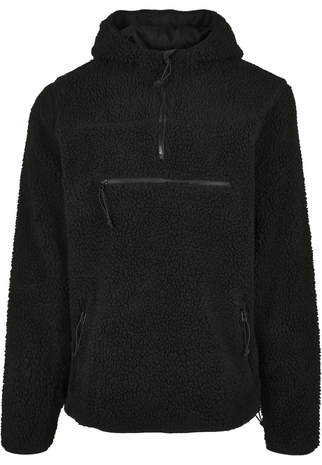 Brandit Jachetă  fleece 'Teddyfleece Worker'  negru