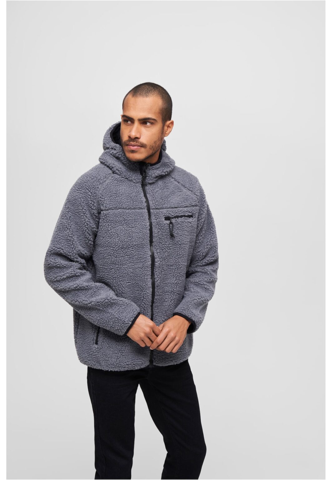 Brandit Jachetă  fleece  gri piatră