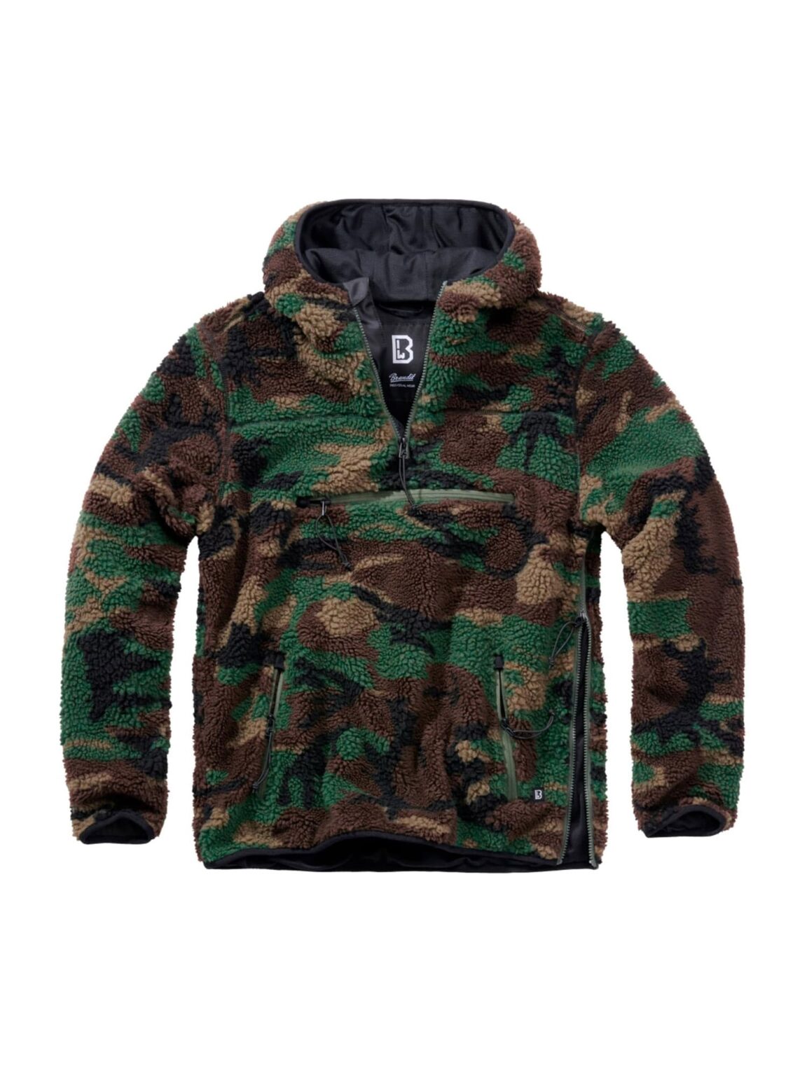 Brandit Jachetă  fleece  maro / maro deschis / verde închis / negru