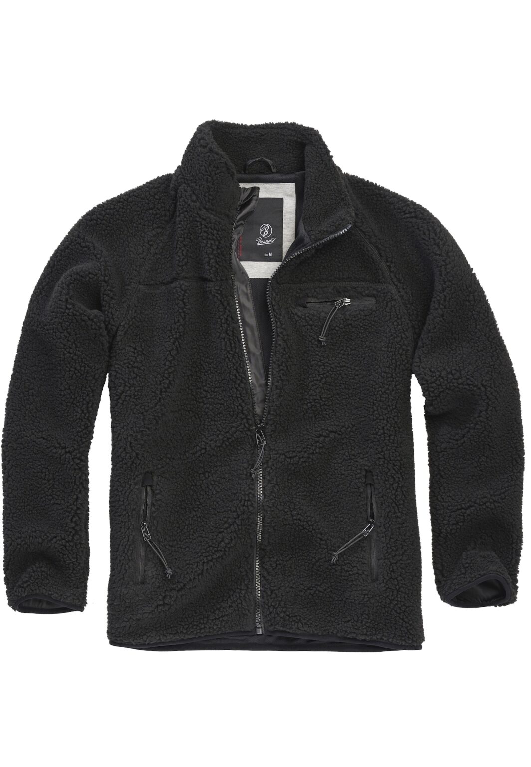Brandit Jachetă  fleece  negru