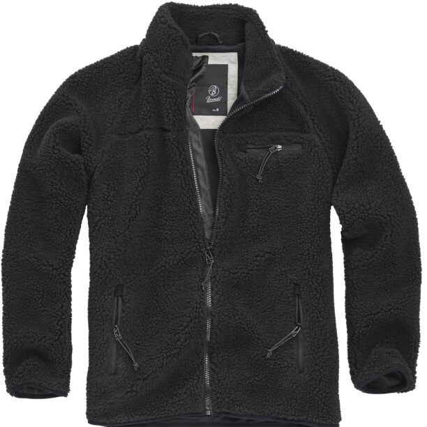 Brandit Jachetă  fleece  negru