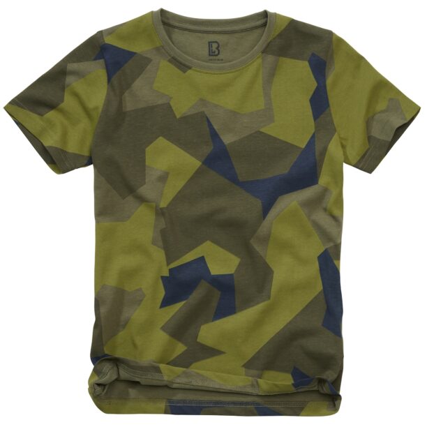 Brandit Tricou  bleumarin / kaki / verde stuf