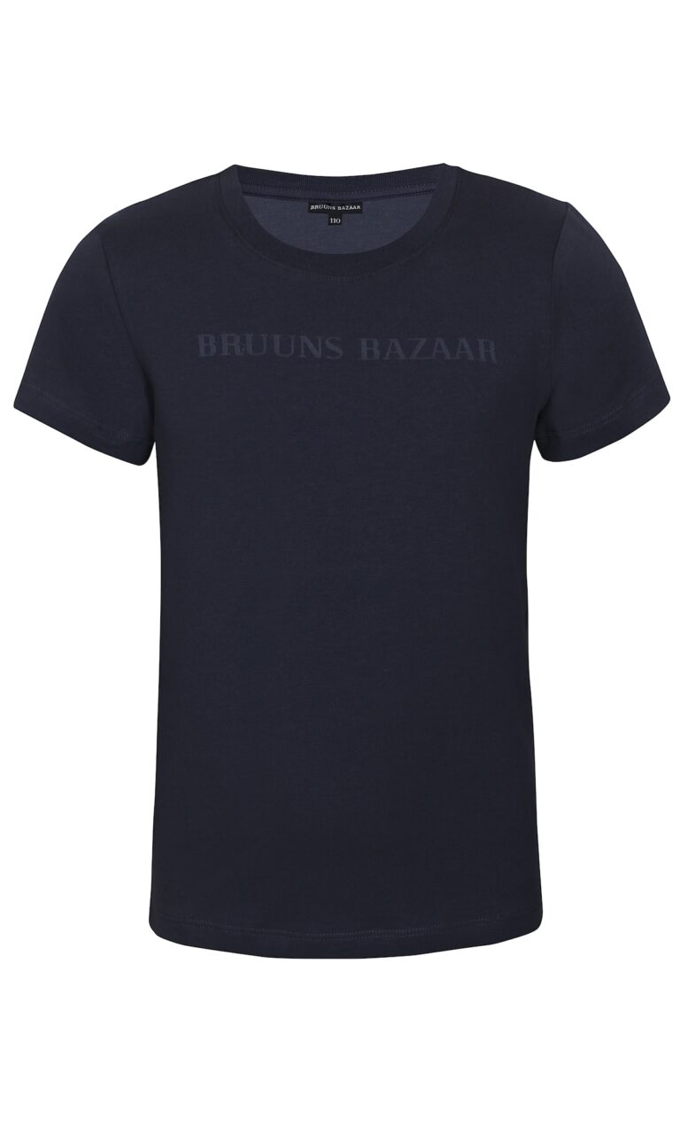 Bruuns Bazaar Kids Tricou 'Hans Otto'  albastru marin / albastru porumbel