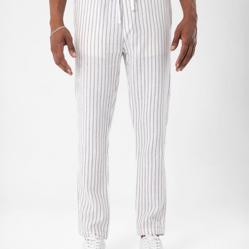 By Diess Collection Pantaloni  gri închis / alb