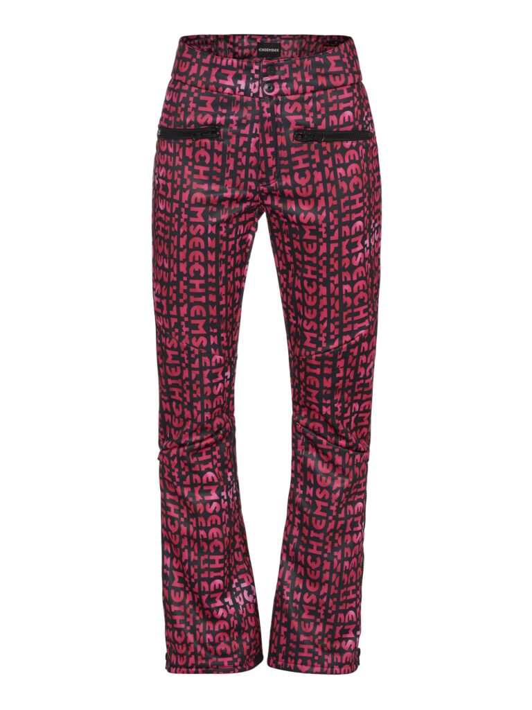 CHIEMSEE Pantaloni outdoor  roz / negru