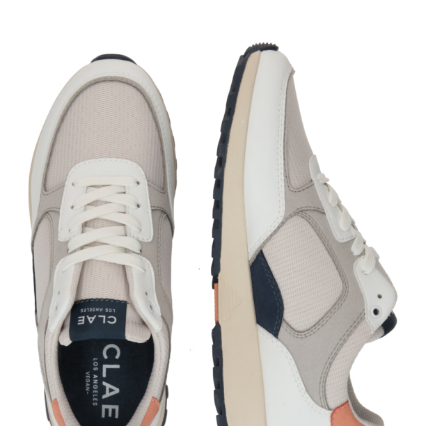 CLAE Sneaker low 'JOSHUA'  alb kitt / bleumarin / gri / alb