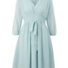 COMMA Rochie  albastru aqua