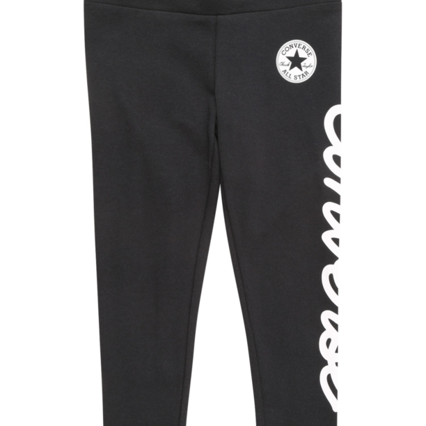 CONVERSE Pantaloni  negru / alb