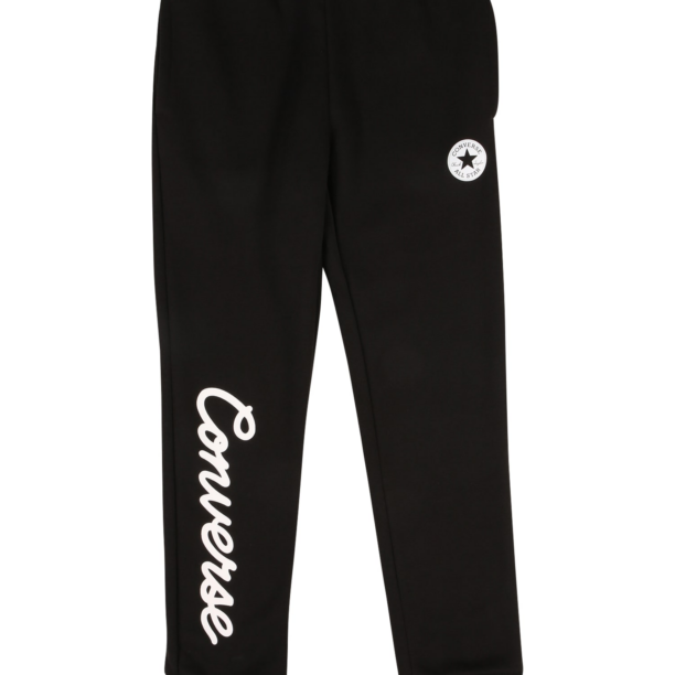 CONVERSE Pantaloni  negru / alb