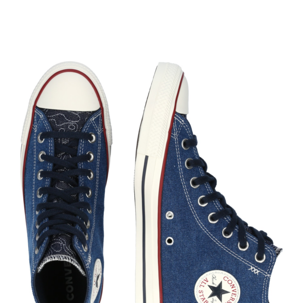 CONVERSE Sneaker înalt 'CHUCK TAYLOR ALL STAR'  albastru denim / roșu / alb